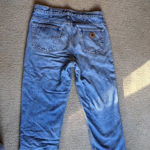 Carhartt Flannel-Lined  work jeans - Size 32x34